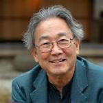 田中雅彦のポートレート。庭園デザインを熱く語る。