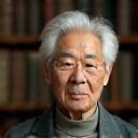 文学コンサルタントの男性のポートレート