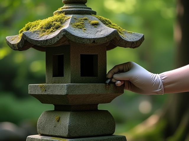 石組み・灯籠のメンテナンス